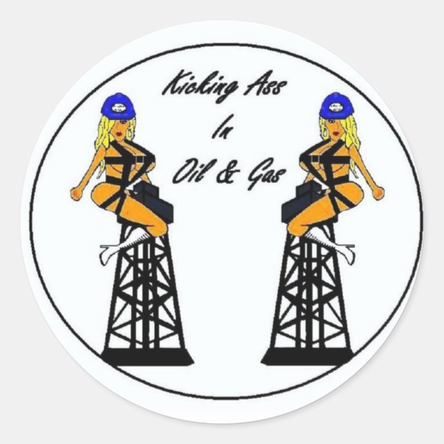 Twin Derricks Sticker (Front)