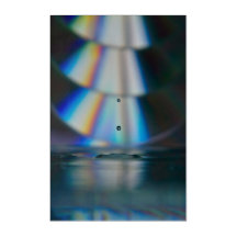 Twin Drops Above Dark Water