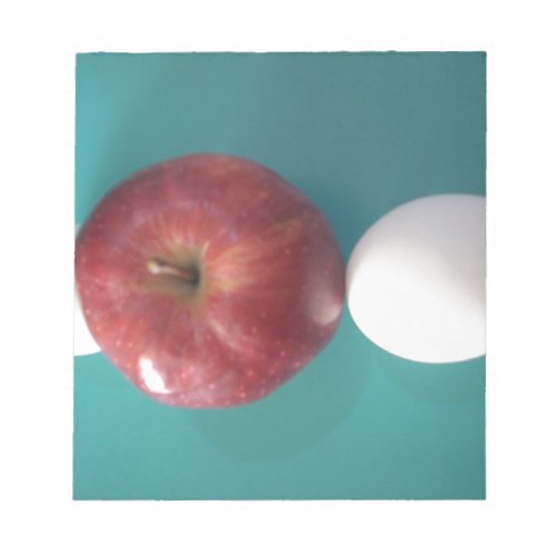 Twin Egg red apple for a pieJPG Notepad
