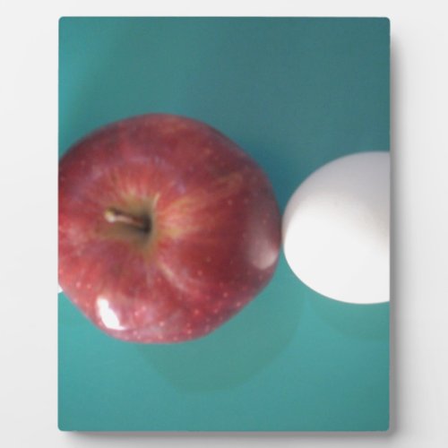 Twin Egg red apple for a pieJPG Plaque