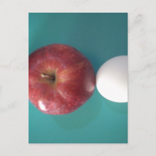 Twin Egg red apple for a pieJPG Postcard