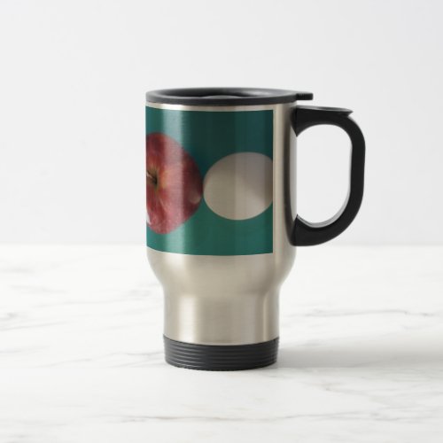 Twin Egg red apple for a pieJPG Travel Mug