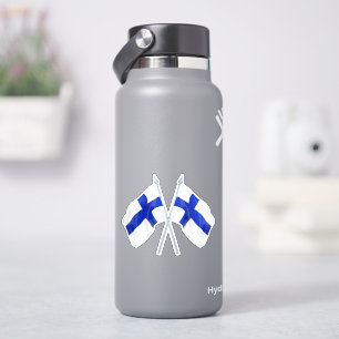 Twin Finnish Flag  Sticker