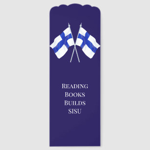 Twin Finnish Flags Bookmarks