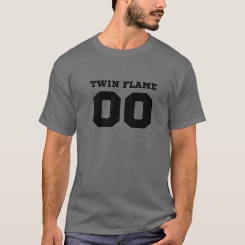 TWIN FLAME 00 Sports Design T_Shirt