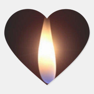 Twin flame heart Valentine's Day Heart Sticker