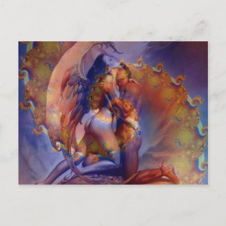 Twin Flame Love Postcard