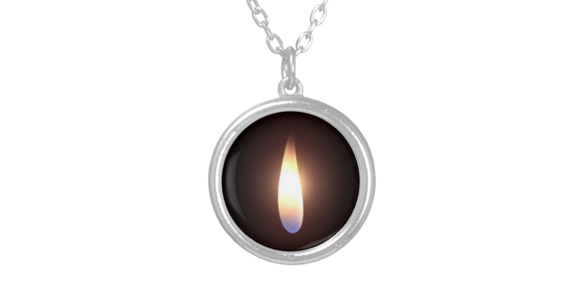 Twin flame necklace Zazzle
