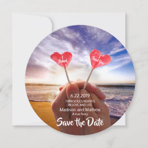 Twin Flame Save the Dates Date