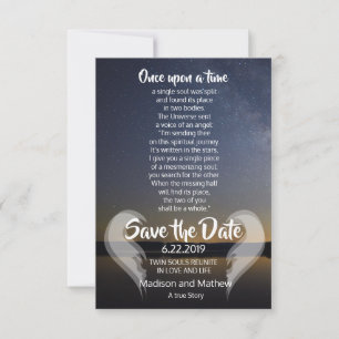 Twin Flame Save the Dates Save The Date