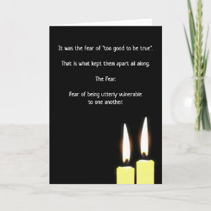 Twin Flame Soulmates Separation FEAR Holiday Card