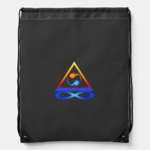 Twin Flame Symbol- Drawstring Bag