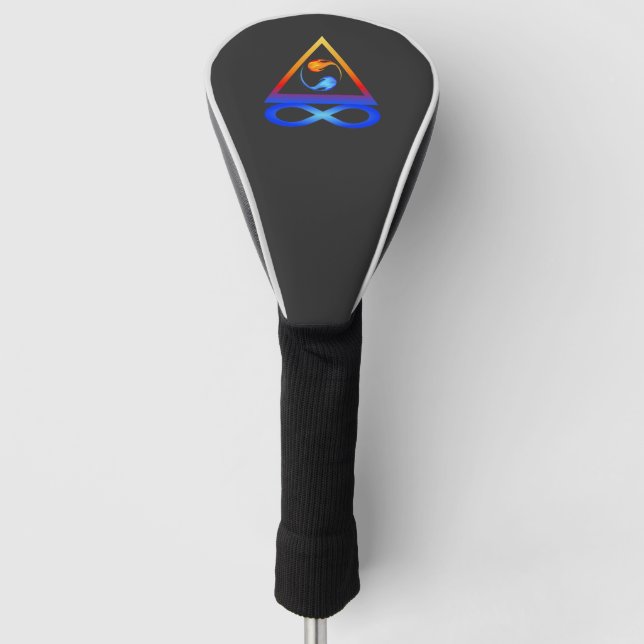 Twin Flame Symbol- Golf Head Cover (Front)