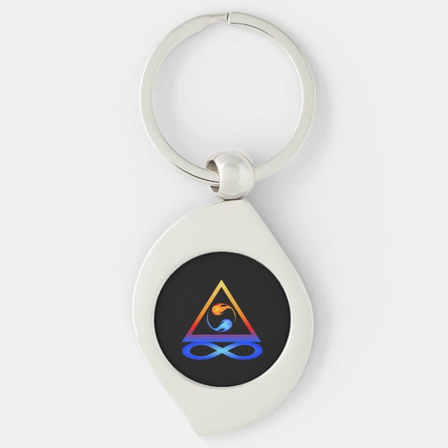 Twin Flame Symbol- Keychain (Front)