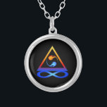 Twin Flame Symbol- Silver Plated Necklace<br><div class="desc">Express your Love in a Unique Way! Twin Flame Symbol is a sign of connection,  unity,  growth,  and eternal Love! Express it today!  Great gift idea for the one you love,  anniversaries,  or birthdays!</div>