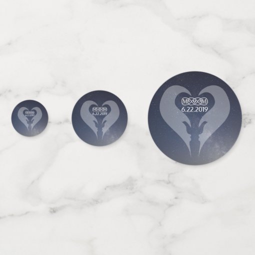 Twin Flame Wedding Confetti Zazzle