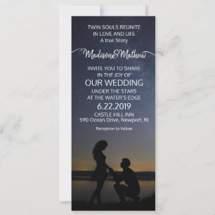 Twin Flame Wedding Invitation