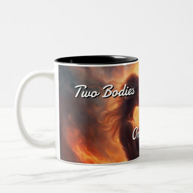 Twin Flames 008 Two-Tone Coffee Mug (Left)