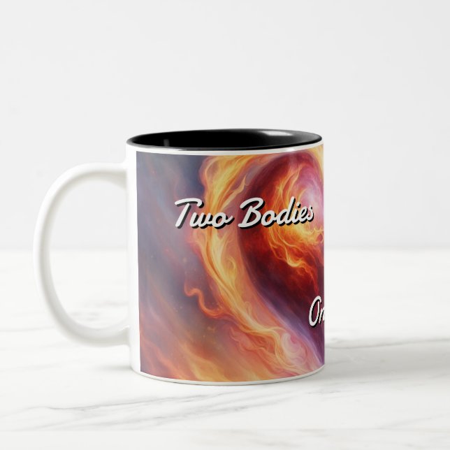 Twin Flames 022 Two-Tone Coffee Mug (Left)