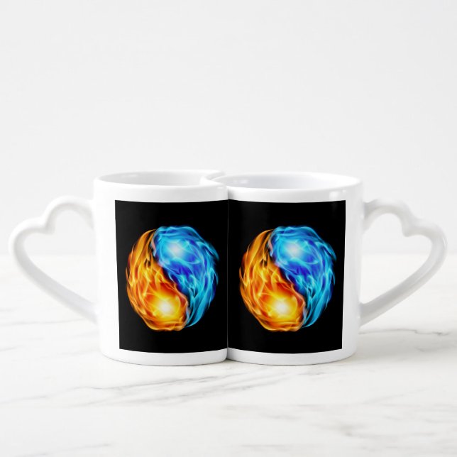 Twin Flames Coffee Mug Set (Back Nesting)