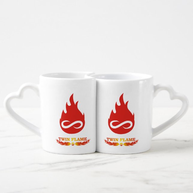 Twin Flames Couple Mugs (Back Nesting)