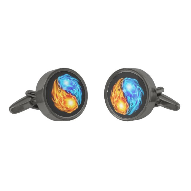 Twin Flames Cufflinks (Angled)