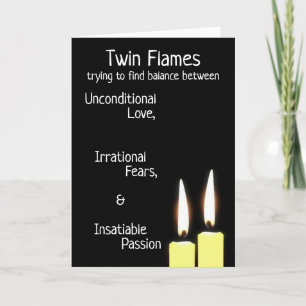Twin Flames Definition Journey Motivation Poem Holiday Card
