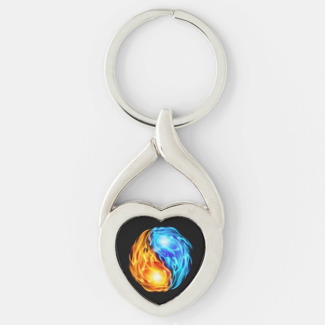 Twin Flames Keychain Zazzle