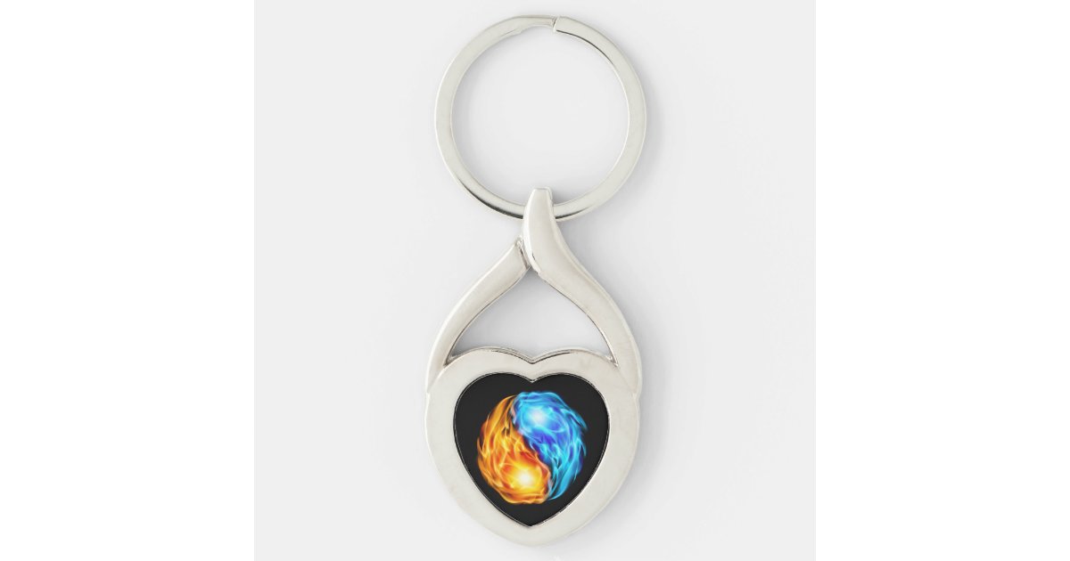 Twin Flames Keychain Zazzle