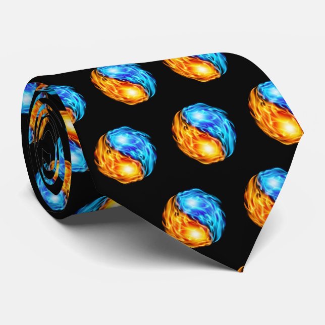 Twin Flames Neck Tie (Rolled)