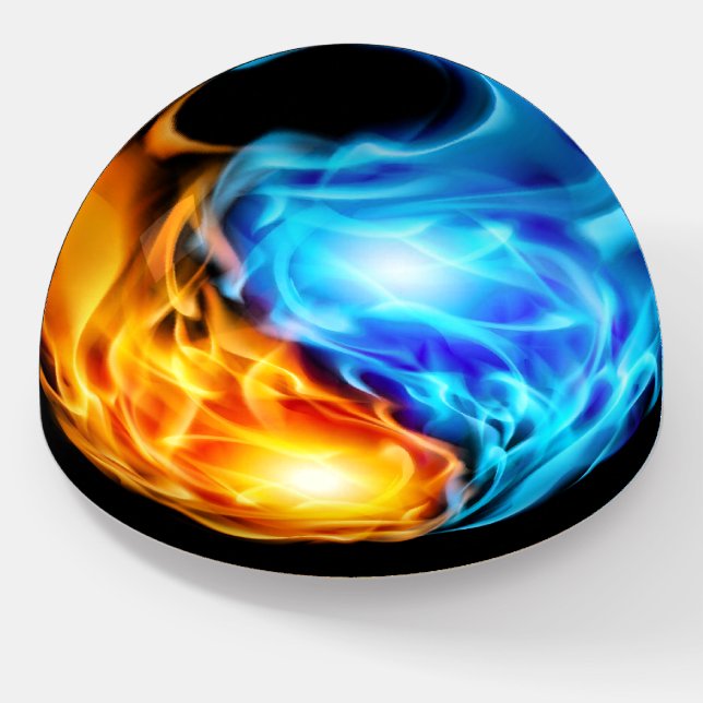 Twin Flames Paperweight (Angled)