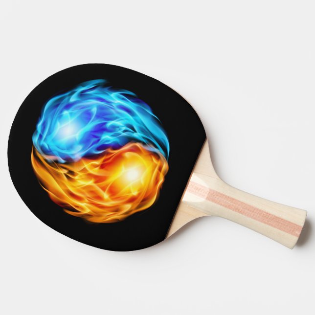 Twin Flames Ping-Pong Paddle (Side)