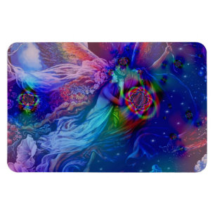 Twin Flames Rising Into Heaven Magnet