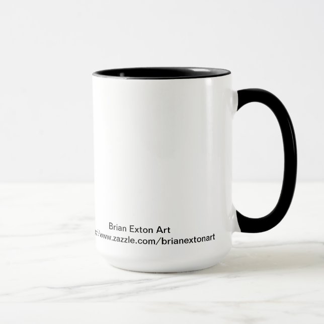 Twin Flames Rising Into Heaven Mug (Right)