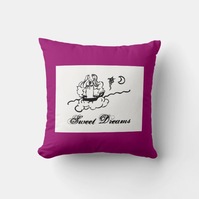 Twin Flames Throw Pillow (Front)