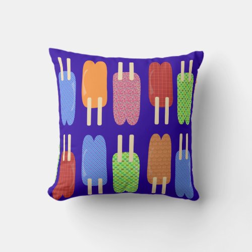 Twin Frozen Treats Throw Pillow