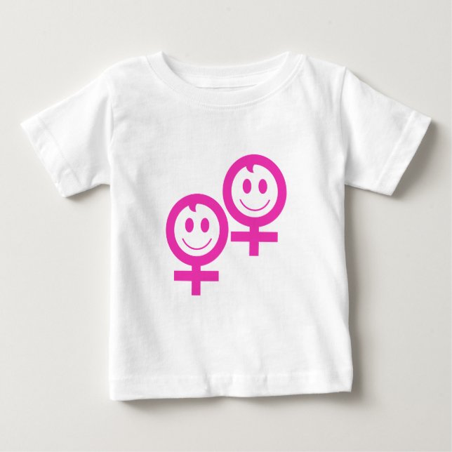Twin girls baby T-Shirt (Front)