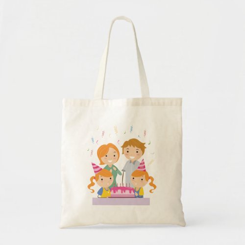 Twin Girls Birthday Tote Bag