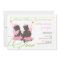 Twin Girls First Birthday Party Invitation