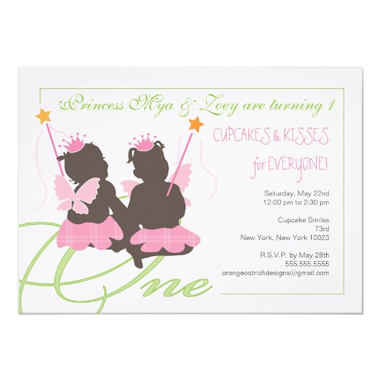 twin girls first birthday