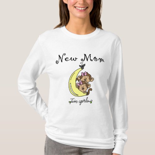 Twin Girls New Mom T_shirts and Gifts