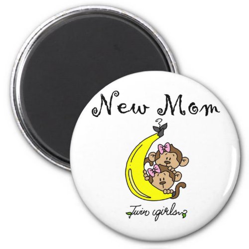 Twin Girls New Mom T_shirts and Gifts Magnet