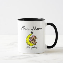 Twin Girls New Mom T-shirts and Gifts Mug