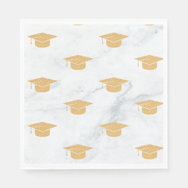 Twin Graduation Party Napkins (Front)