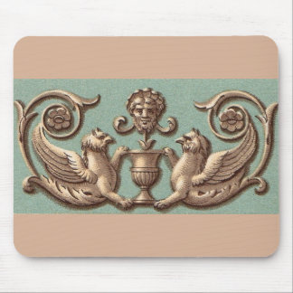 twin gryphons mouse pad