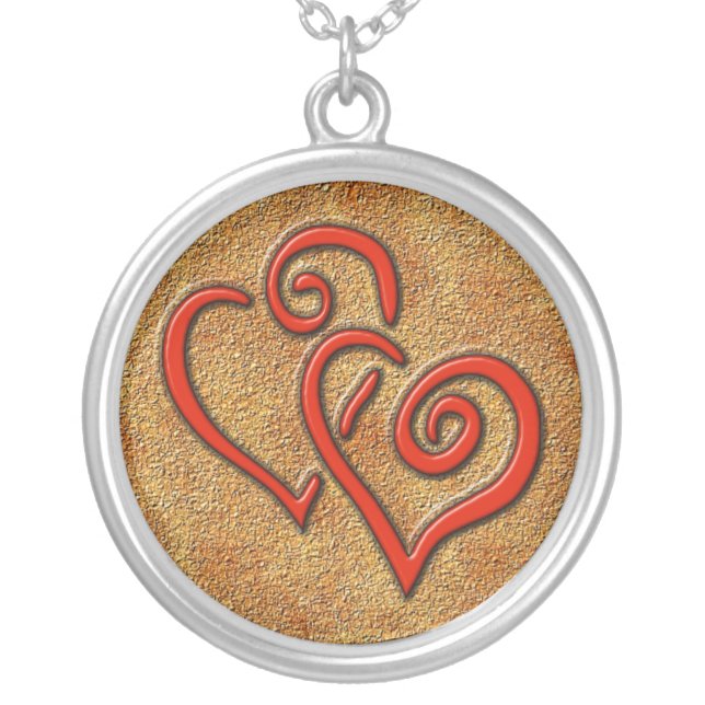 TWIN HEART NECKLACE (Front)