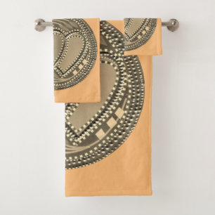 Twin hearts: Love All to Save All Bath Towel Set