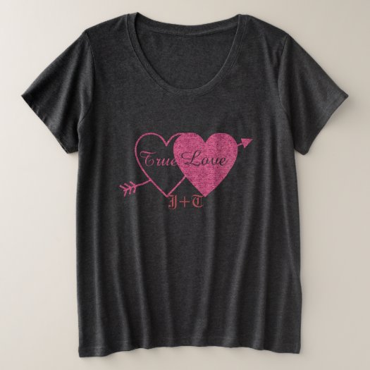 Twin Hearts with Arrow Valentine's Day