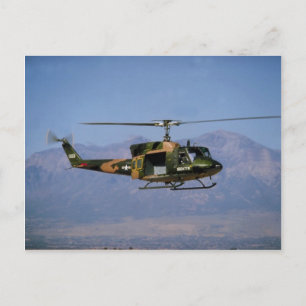 Twin Huey UH-1N Postcard