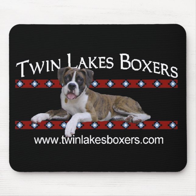 Twin Lakes Boxers Mouse Pad (Front)